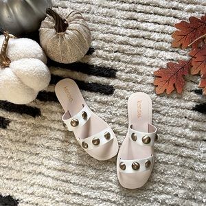 NWT Kensie Lenore Studded Slide Sandal